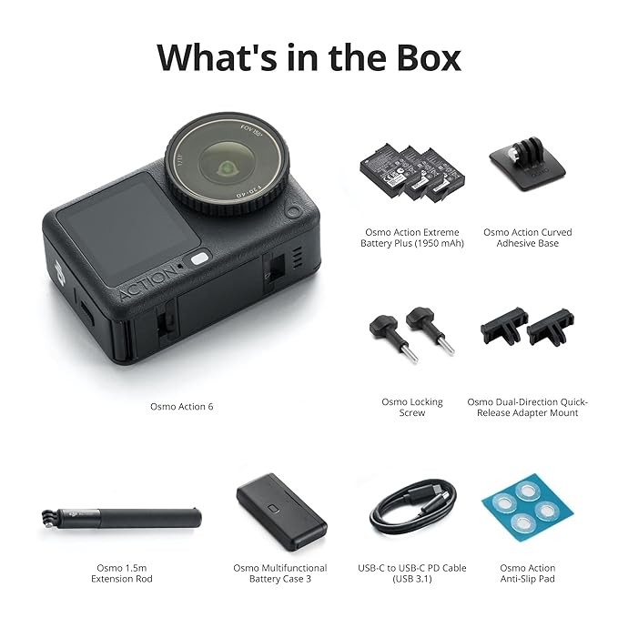 DJI OSMO ACTION 6 ADVENTURE CAMERA - Image 2