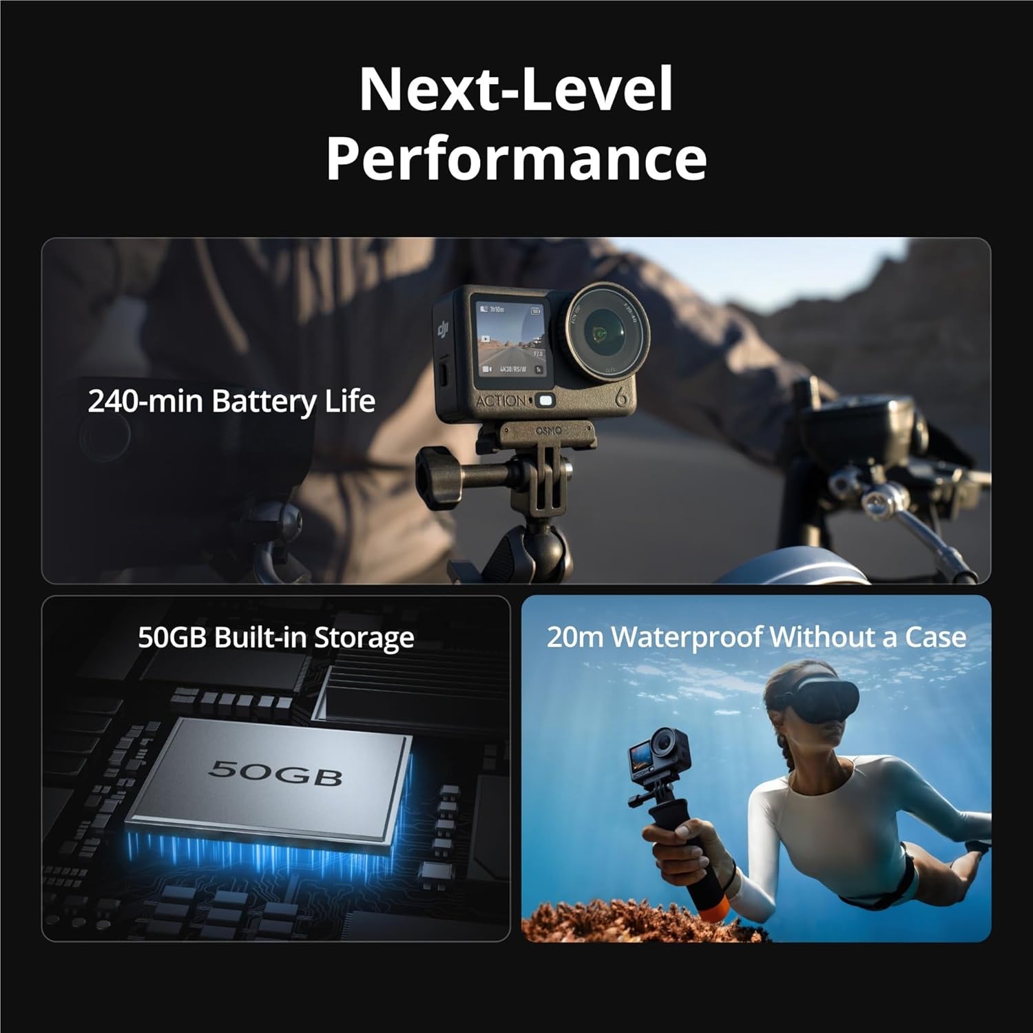 DJI OSMO ACTION 6 ADVENTURE CAMERA - Image 4